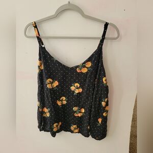 Torrid Orange Sophie Challis Double Layer Swing Cami Size 1